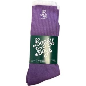 Bogey Boys by Mackelmore Grape Jam Purple Golf Socks Preppy Retro Style Colorful